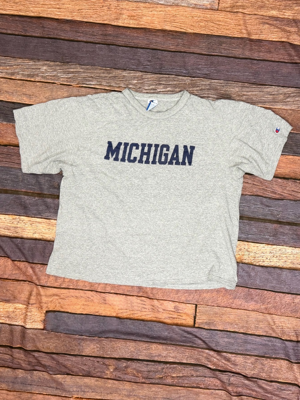 Michigan Wolverines VTG Champion 1990s Collegiate University Crewneck Tshirt